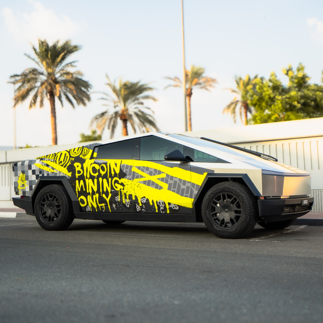 Tesla Vinyl Wrapping