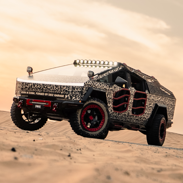 Tesla Cybertruck design wrapping